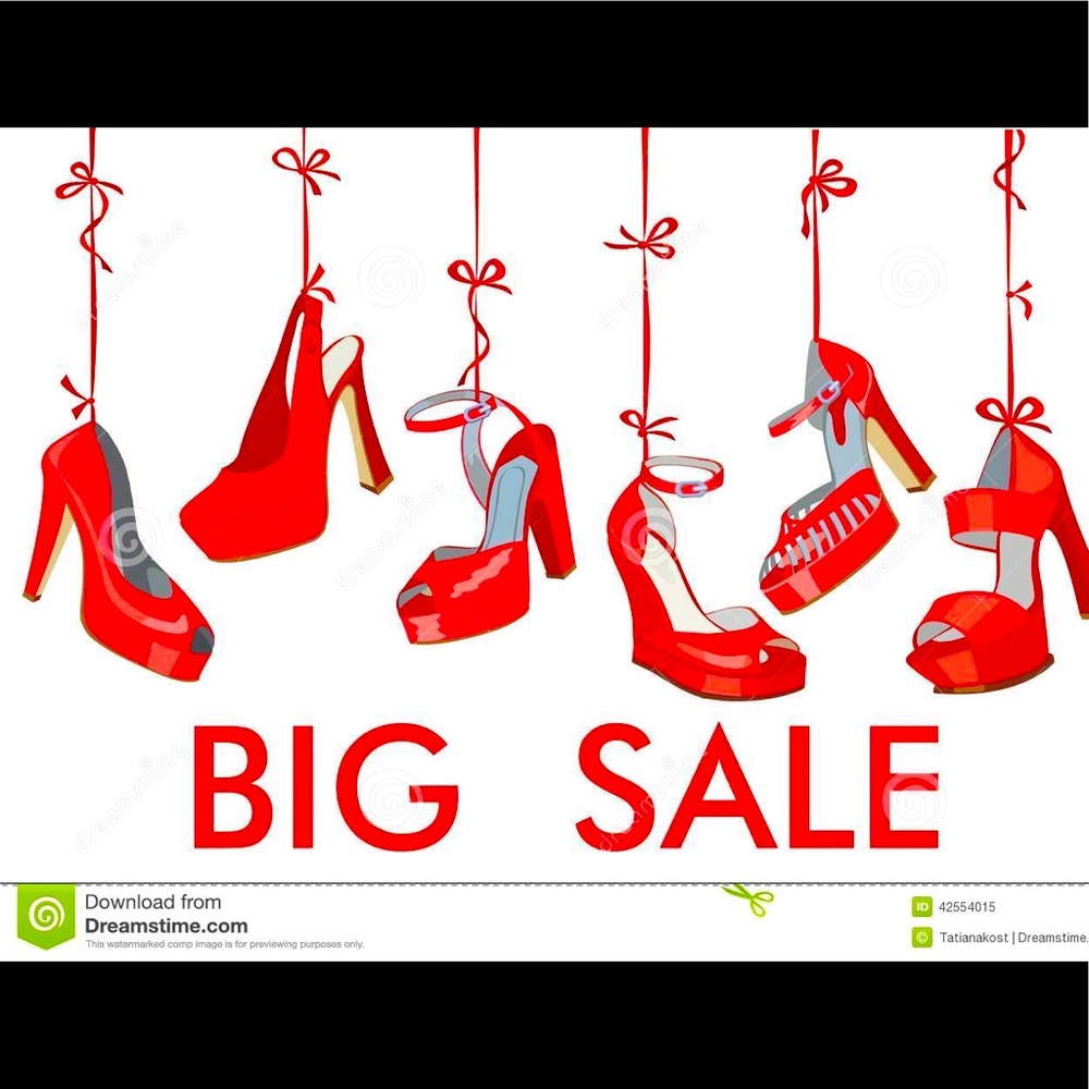 Shoe sale make your offer closet clearance’s